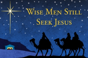 Wise Men Still Seek Jesus Christmas Message Card copy