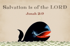 Salvation is of the LORD free Christian Message Card copy