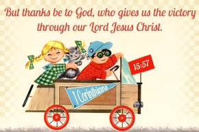Thanks be to God Free Christian Message Card